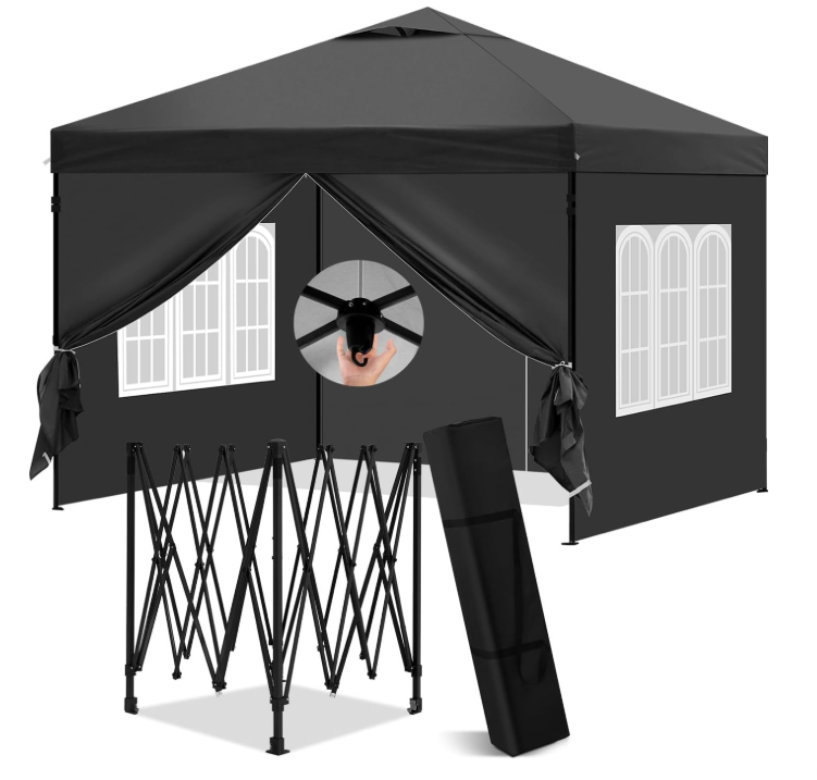 Bild: Pavillon 3x3 m, Faltpavillon mit Seitenwänden